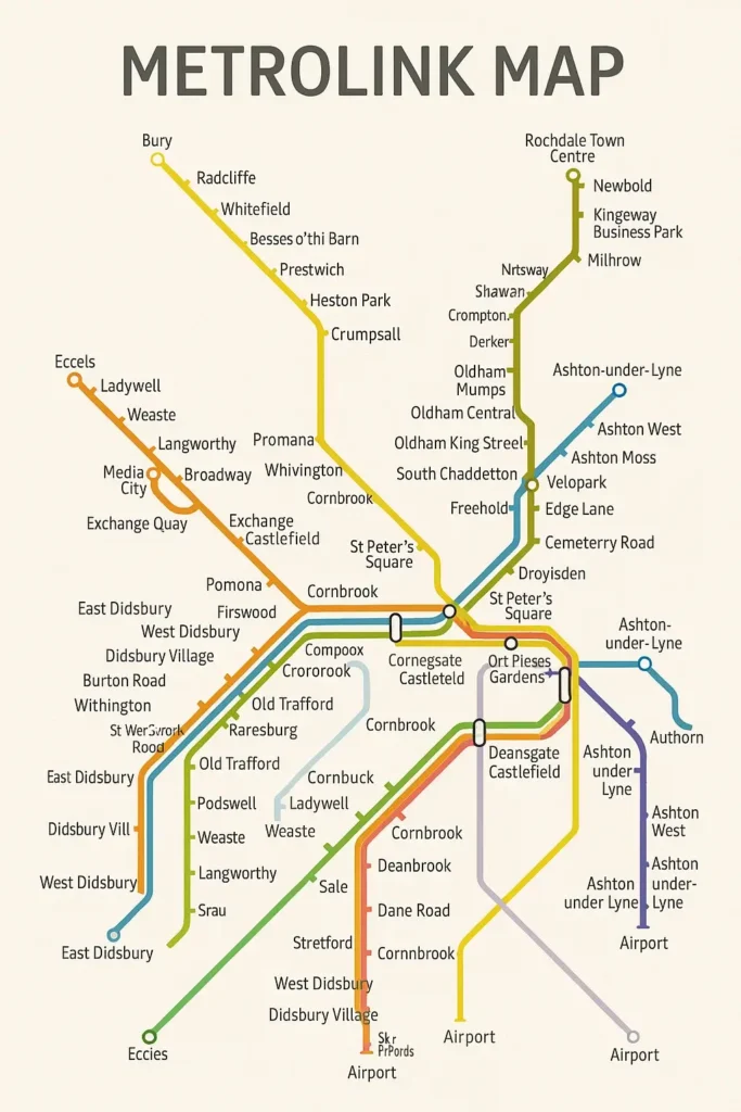 Metrolink Map